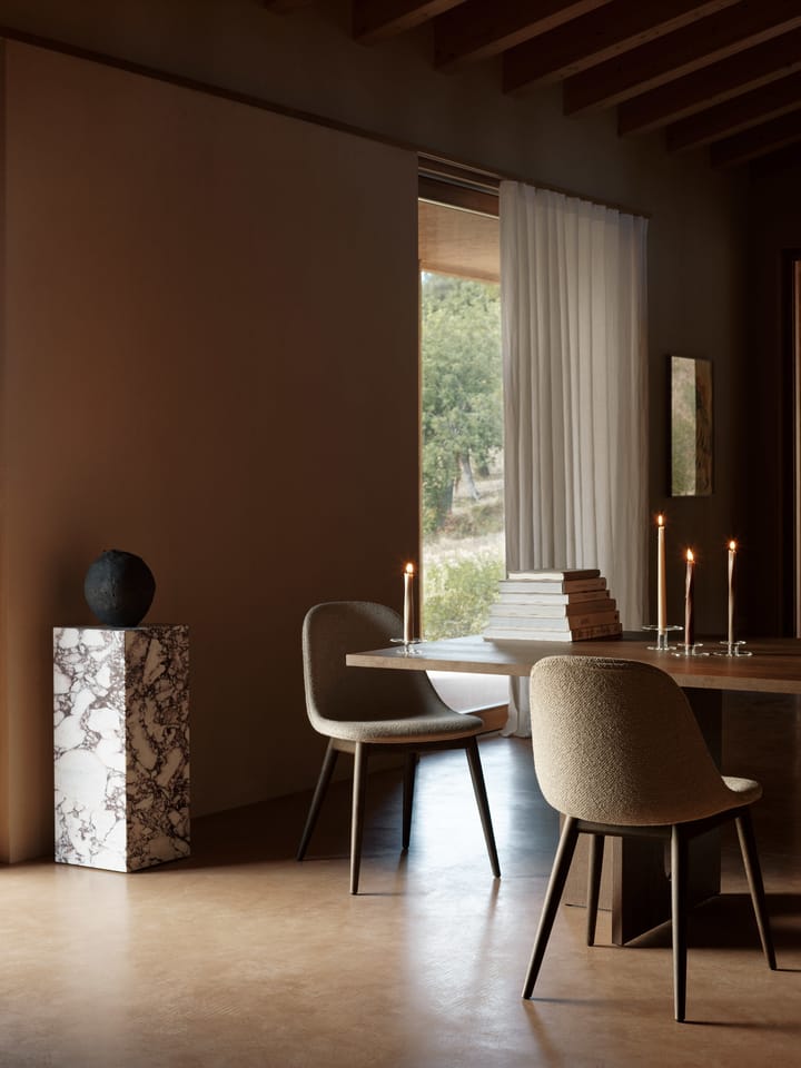 Plinth Pedestal postument, Calacatta Viola Audo Copenhagen