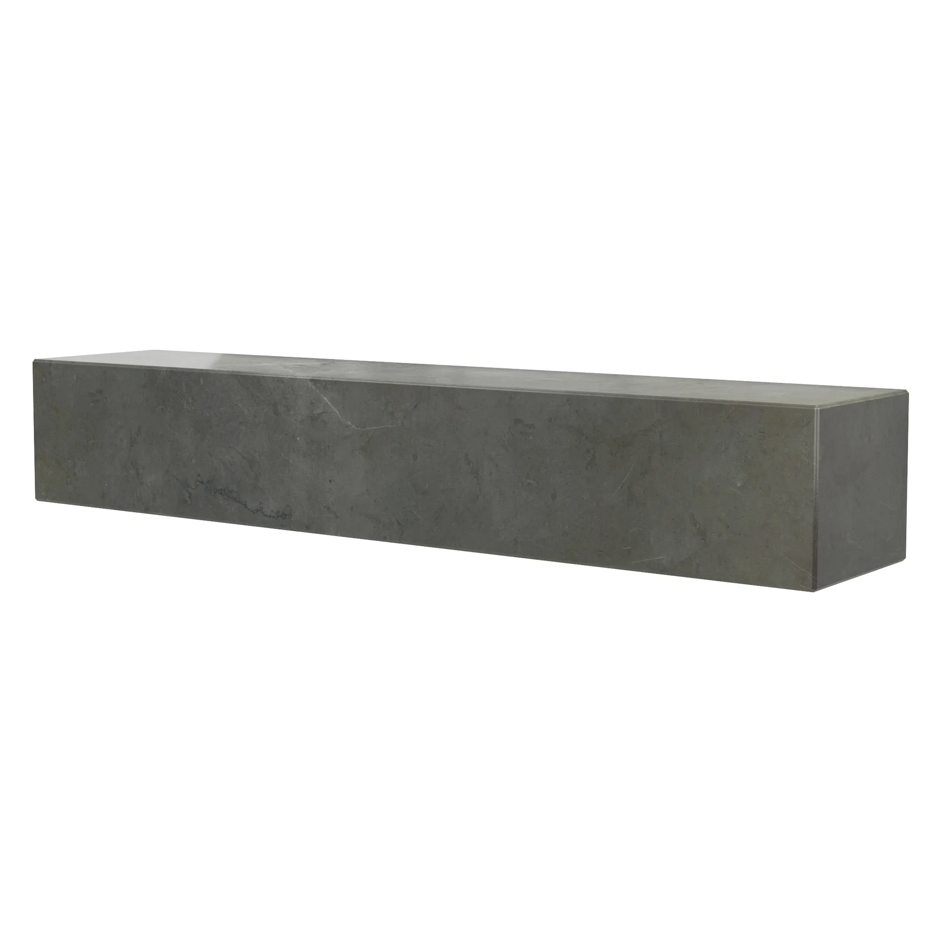 Plinth półka , Brązowo-szary marmur kenzo Audo Copenhagen