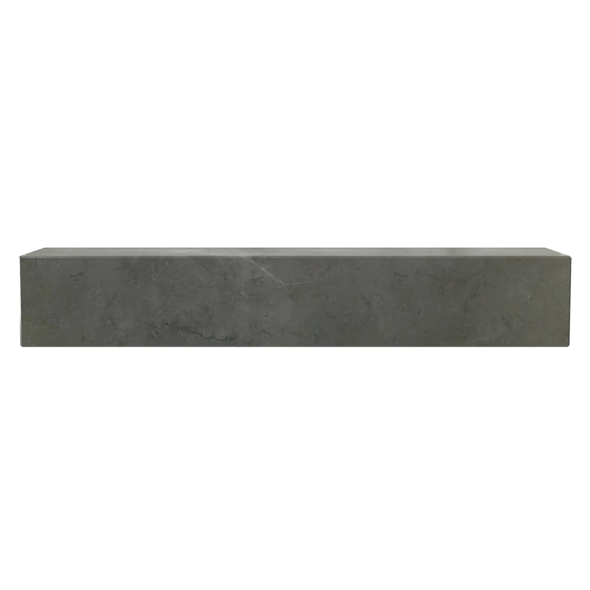 Plinth półka , Brązowo-szary marmur kenzo Audo Copenhagen