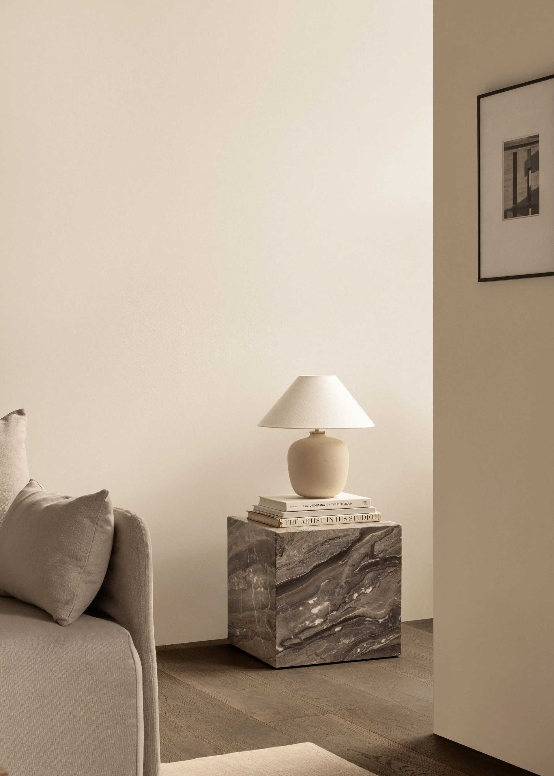 Plinth stolik kawowy, Grey galaxy, cube Audo Copenhagen