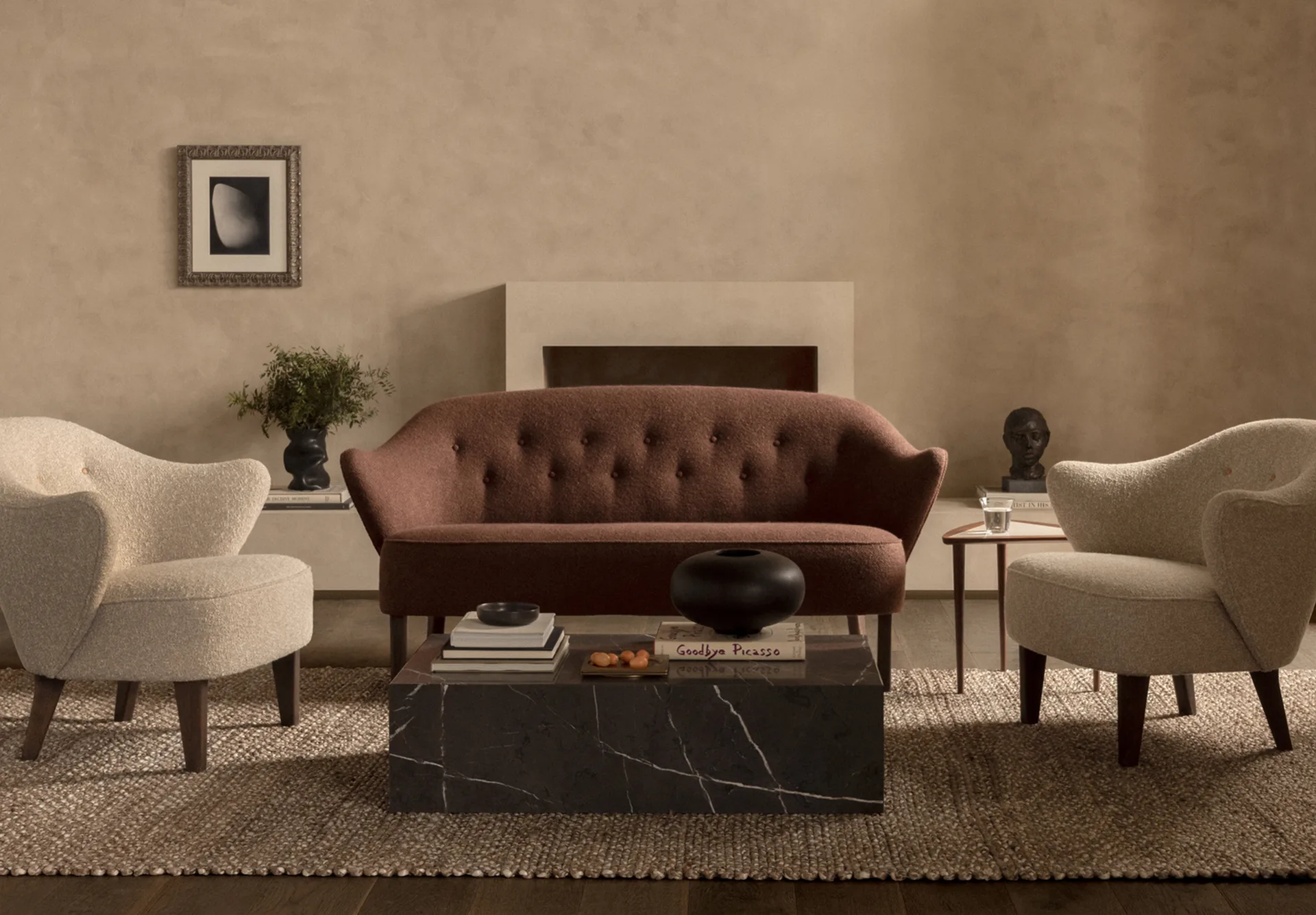 Plinth stolik kawowy, grey, low Audo Copenhagen