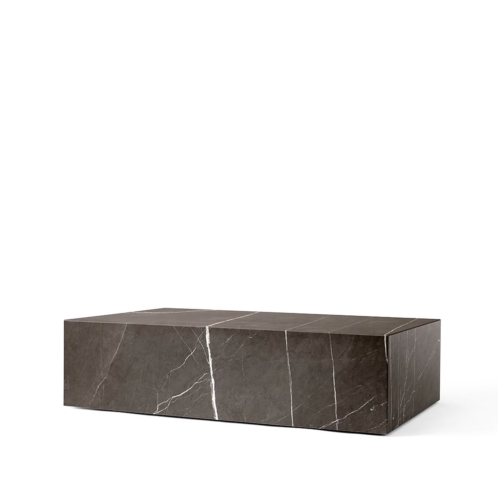 Audo Copenhagen Plinth stolik kawowy grey, low | Skandynawski Design | Stoliki kawowe | Szary