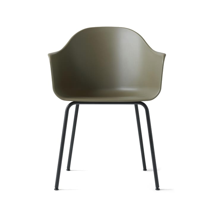 Podłokietnik krzesła Harbour czarne nogi - olive - Audo Copenhagen