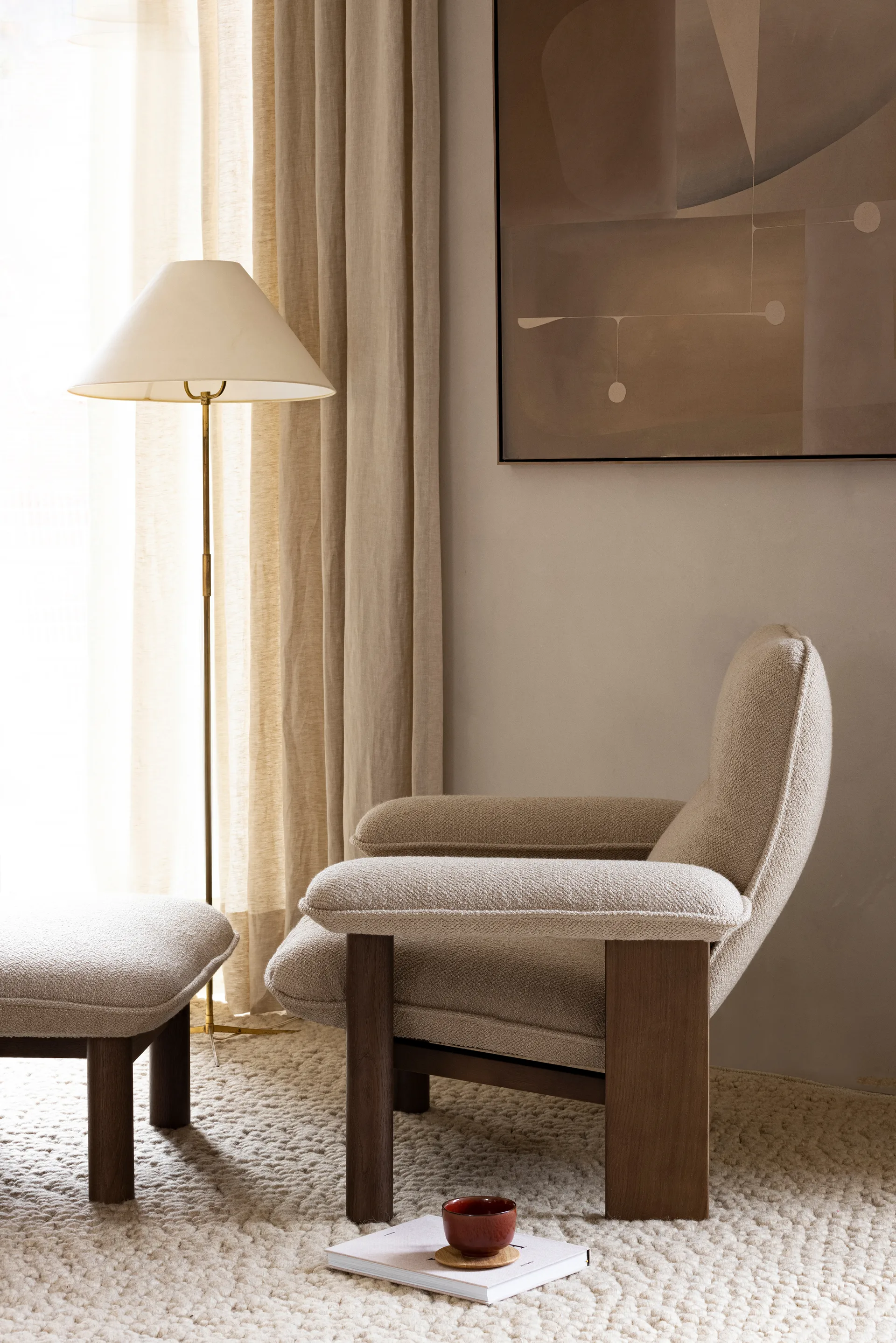 Podstawki drewniane New Norm 2-pak, Dąb olejowany Audo Copenhagen