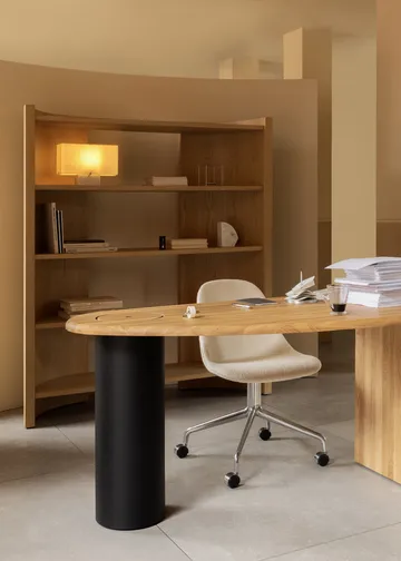 Półka Crescent - Dąb surowy, 150×173 cm - Audo Copenhagen