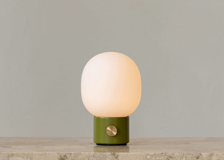 Przenośna lampa stołowa JWDA, Dusty green Audo Copenhagen