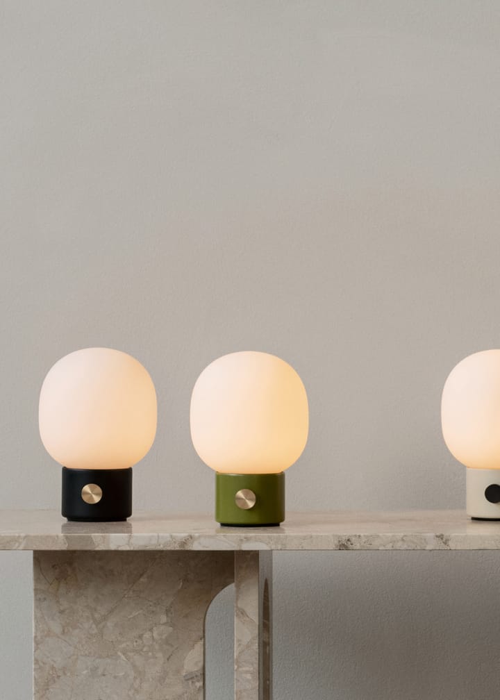 Przenośna lampa stołowa JWDA, Dusty green Audo Copenhagen
