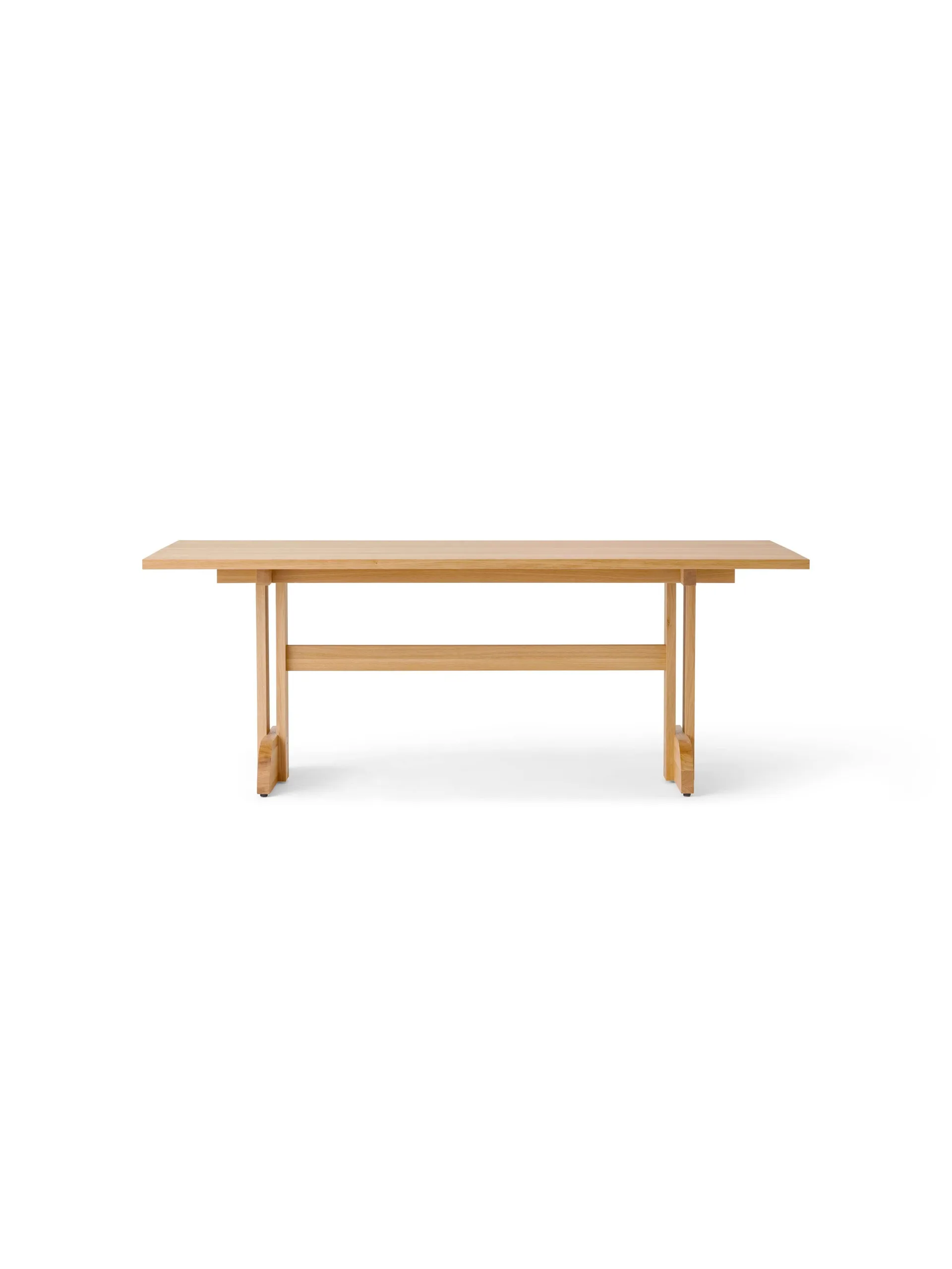 Puffin Dining Table dąb lity naturalny, Dąb naturalny, 200x95 cm Audo Copenhagen