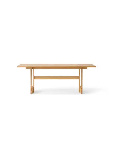 Puffin Dining Table dąb lity naturalny - Dąb naturalny, 200x95 cm - Audo Copenhagen