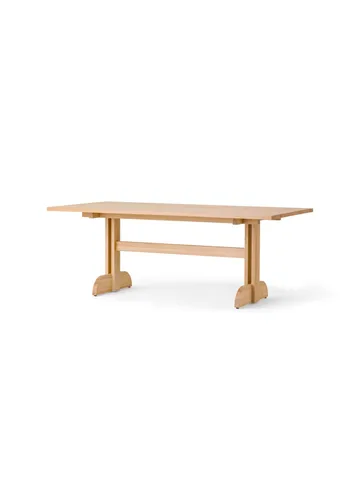 Puffin Dining Table dąb lity naturalny - Dąb naturalny, 200x95 cm - Audo Copenhagen