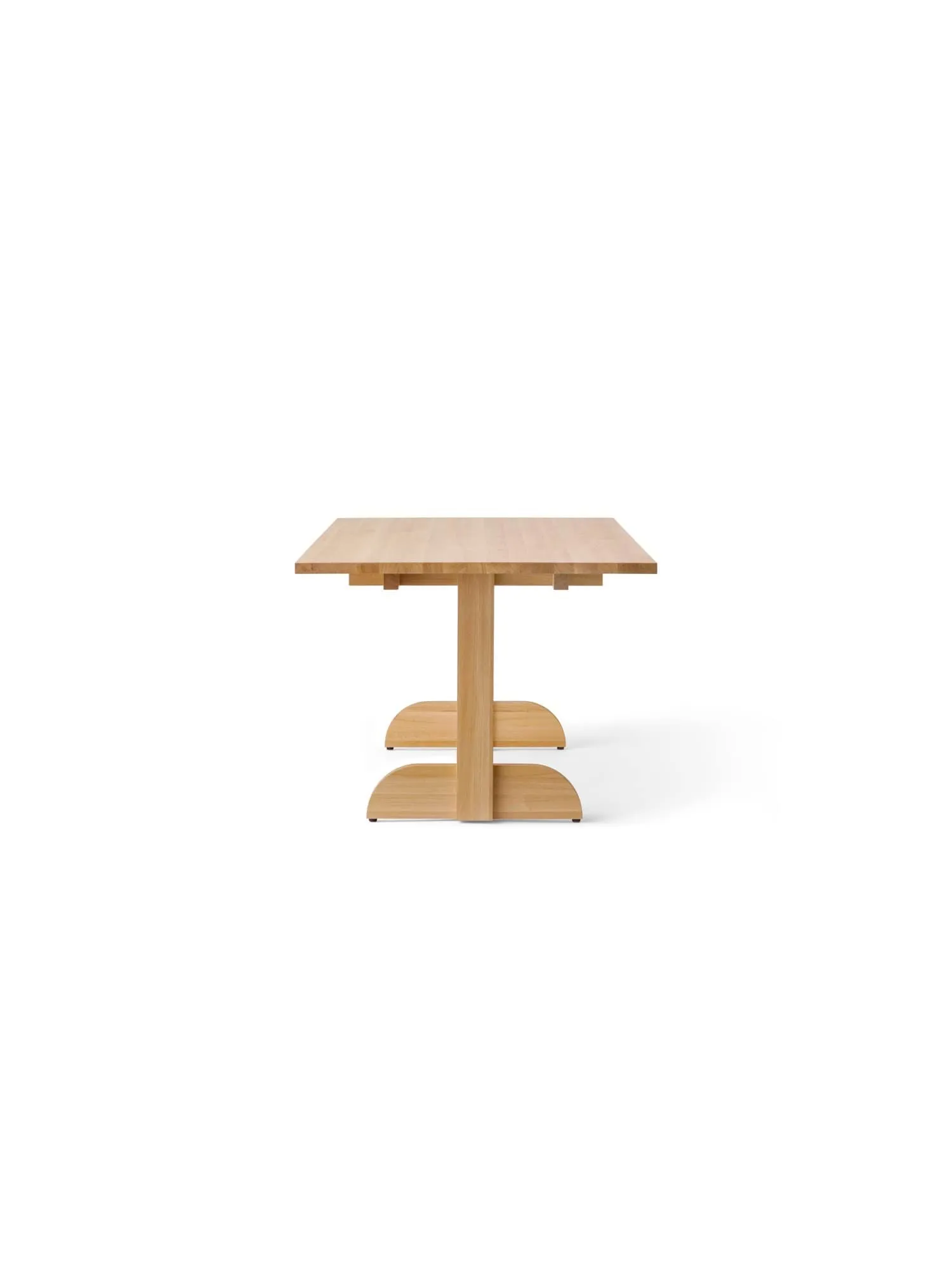 Puffin Dining Table dąb lity naturalny, Dąb naturalny, 200x95 cm Audo Copenhagen