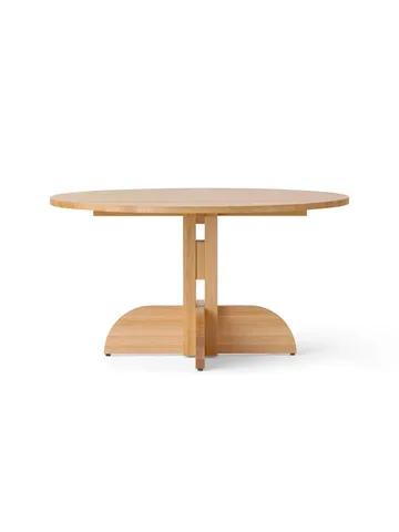 Puffin Dining Table dąb lity naturalny - Naturalny dąb, Ø140 cm - Audo Copenhagen