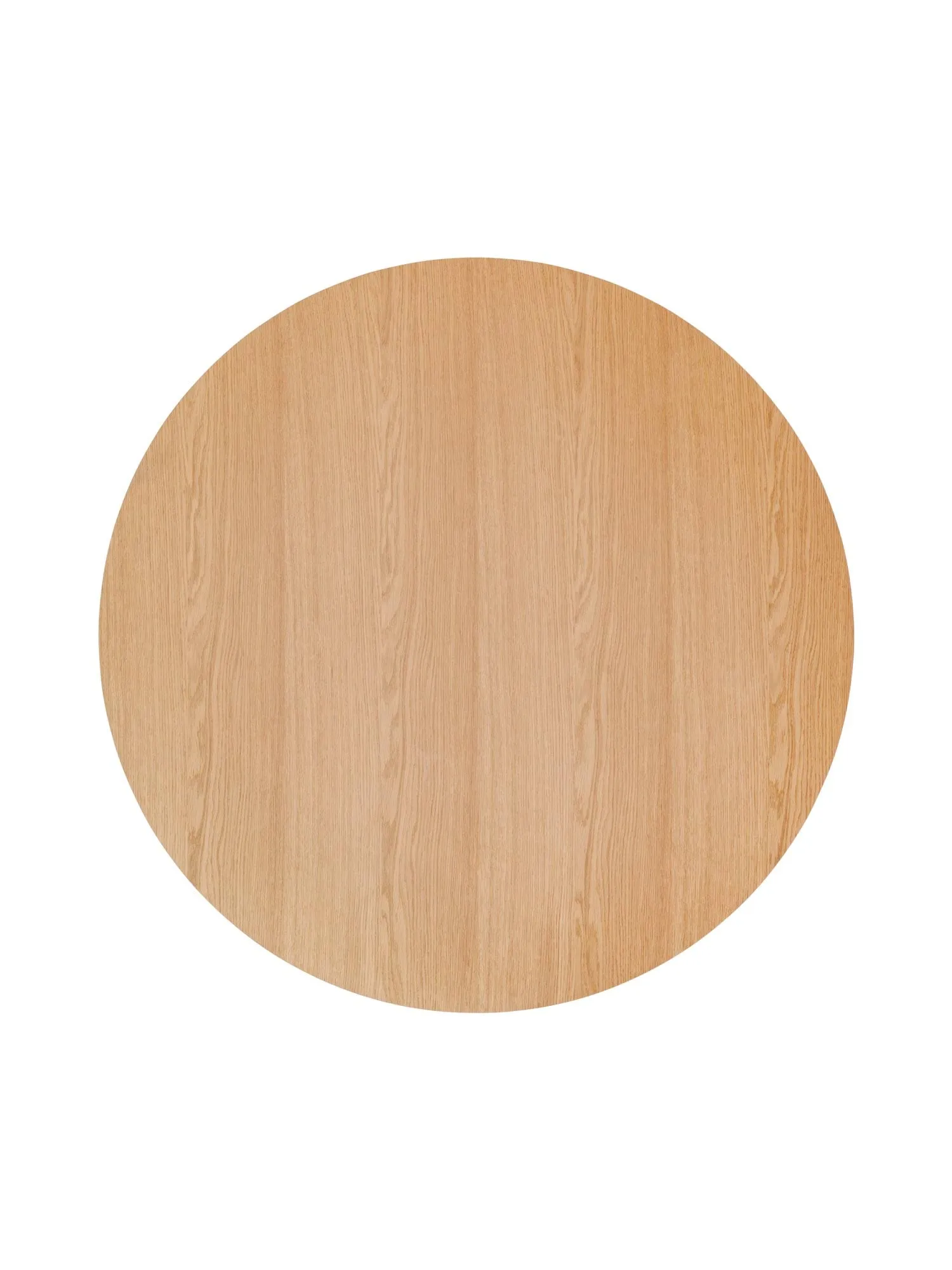 Puffin Dining Table fornir dębowy naturalny, Naturalny fornir dębowy, Ø140 cm Audo Copenhagen