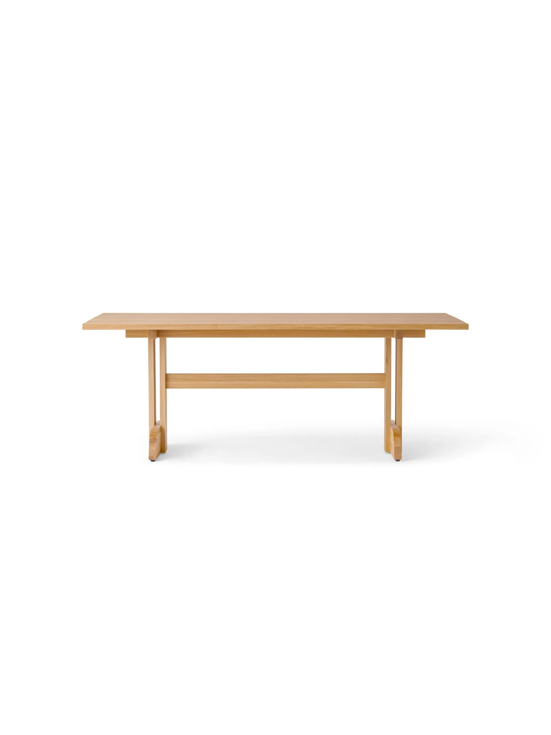 Puffin Dining Table fornir dębowy naturalny, Okleina dębowa naturalna, 200x95 cm Audo Copenhagen