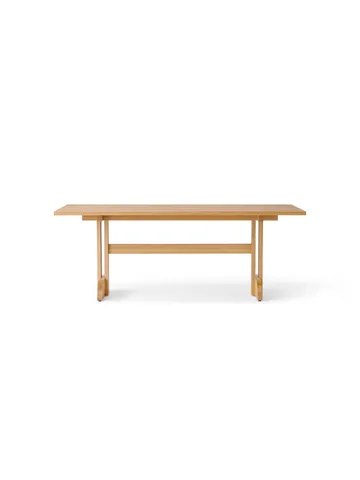 Puffin Dining Table fornir dębowy naturalny - Okleina dębowa naturalna, 200x95 cm - Audo Copenhagen