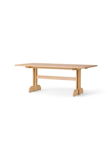 Puffin Dining Table fornir dębowy naturalny - Okleina dębowa naturalna, 200x95 cm - Audo Copenhagen
