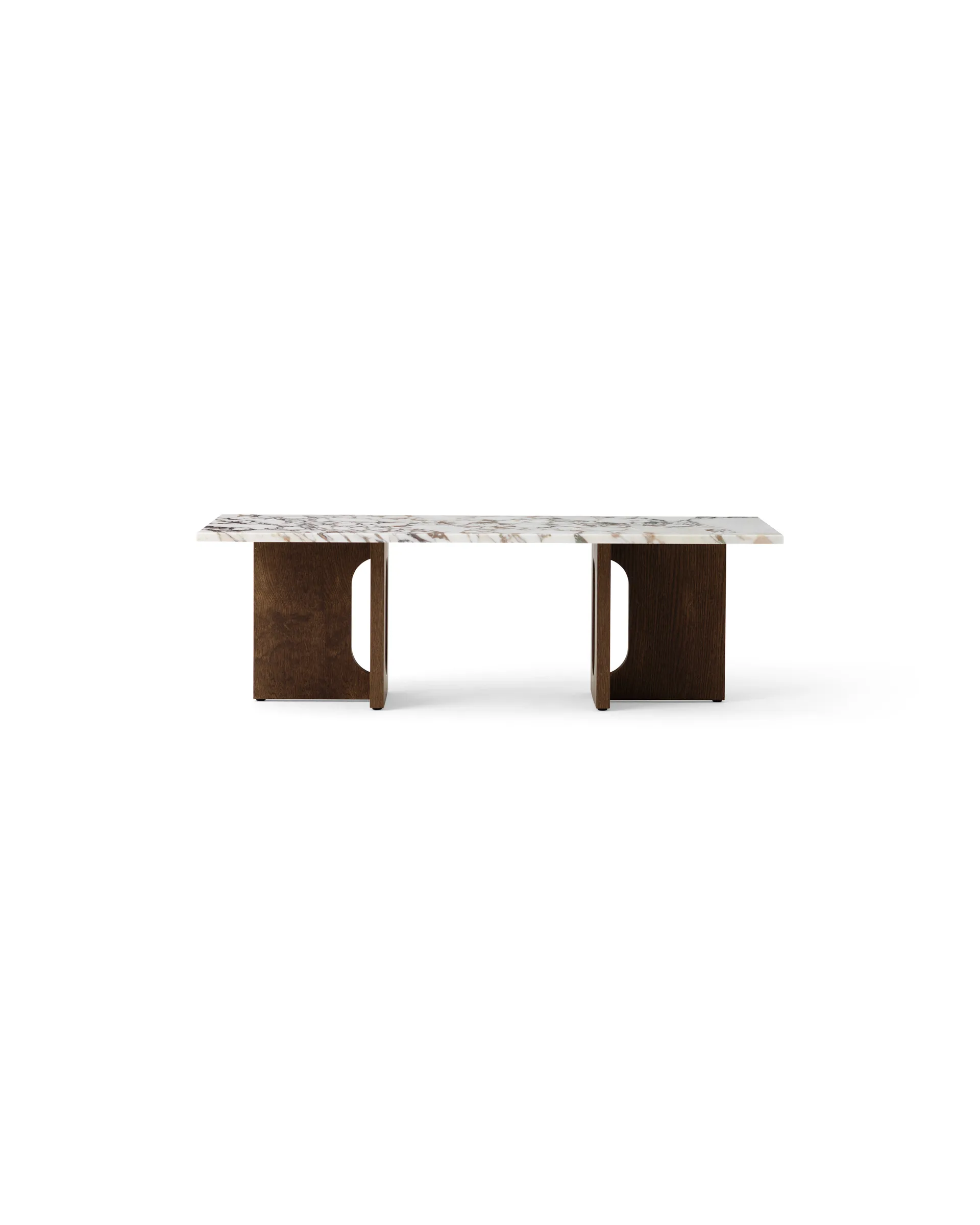 Stolik Androgyne, Dark st. oak-Calacatta viola Audo Copenhagen