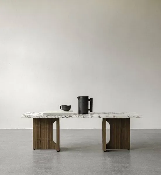 Stolik Androgyne, Dark st. oak-Calacatta viola Audo Copenhagen