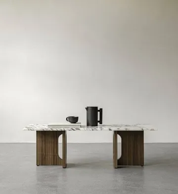 Stolik Androgyne - Dark st. oak-Calacatta viola - Audo Copenhagen