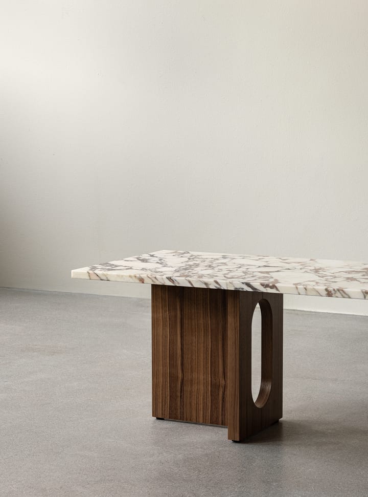 Stolik Androgyne, Dark st. oak-Calacatta viola Audo Copenhagen