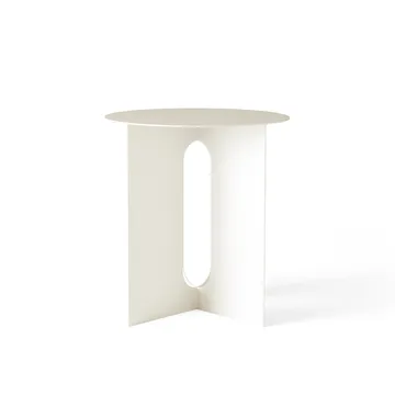 Stolik boczny Androgyne Ø40x43 cm - ivory-biały - Audo Copenhagen