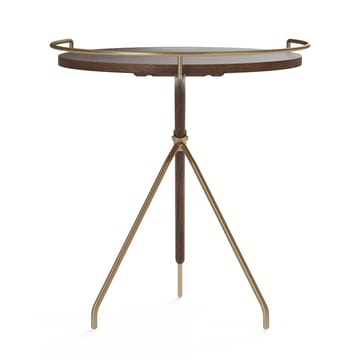 Stolik boczny Umanoff orzech polerowany - mosiądz - 45 cm - Audo Copenhagen