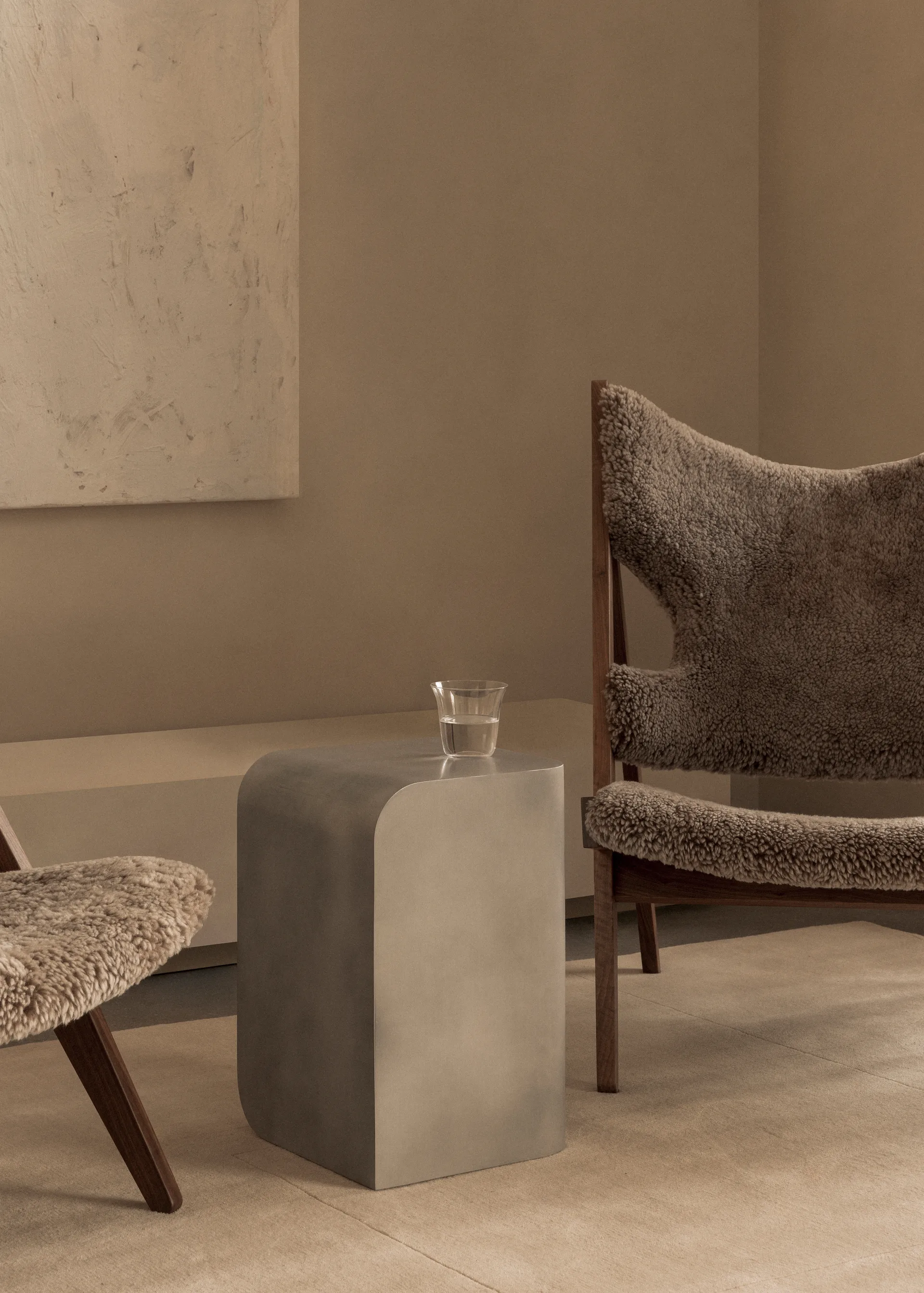 Stolik boczny Volume, Aluminium Audo Copenhagen