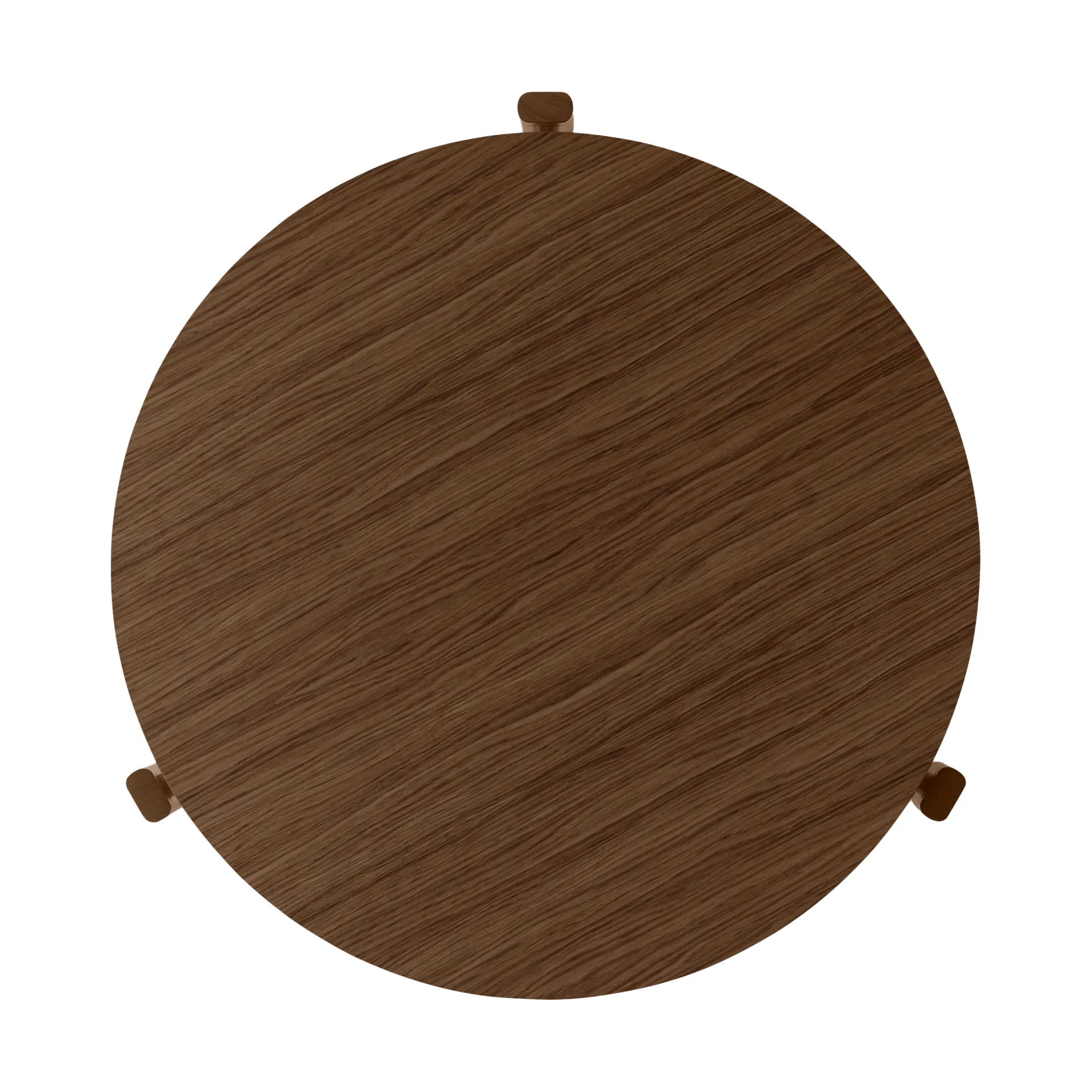 Stolik kawowy Passage, Dąb bejcowany na ciemno, Ø70 cm Audo Copenhagen