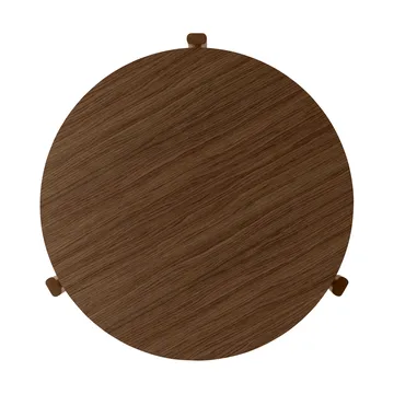 Stolik kawowy Passage - Dąb bejcowany na ciemno, Ø70 cm - Audo Copenhagen