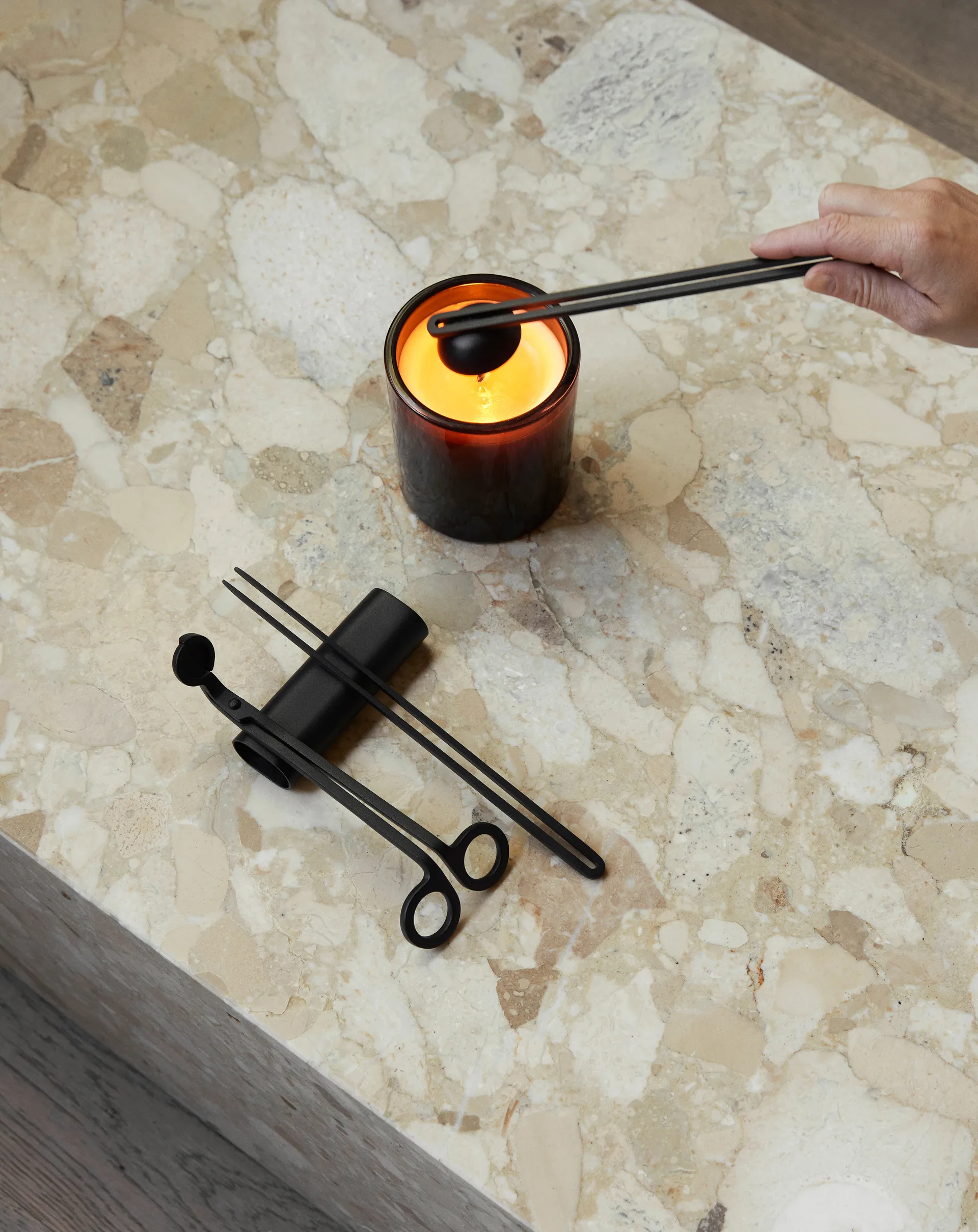 Świece Clip care kit, 4 elementy , Czarny Audo Copenhagen