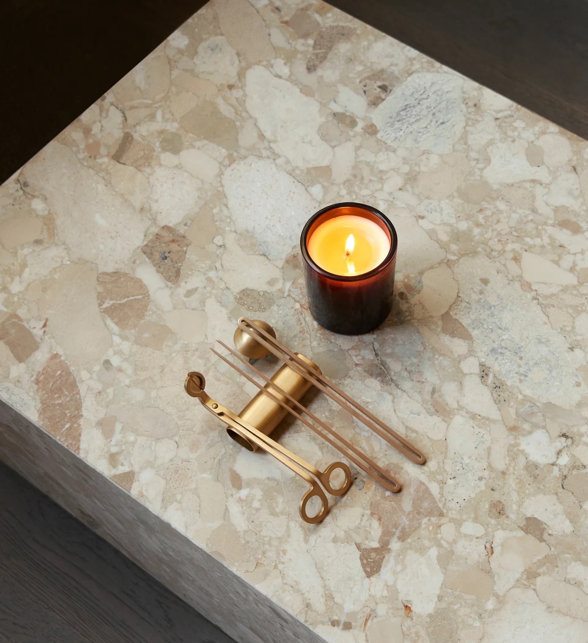 Świece Clip care kit, 4 elementy , Mosiądz Audo Copenhagen