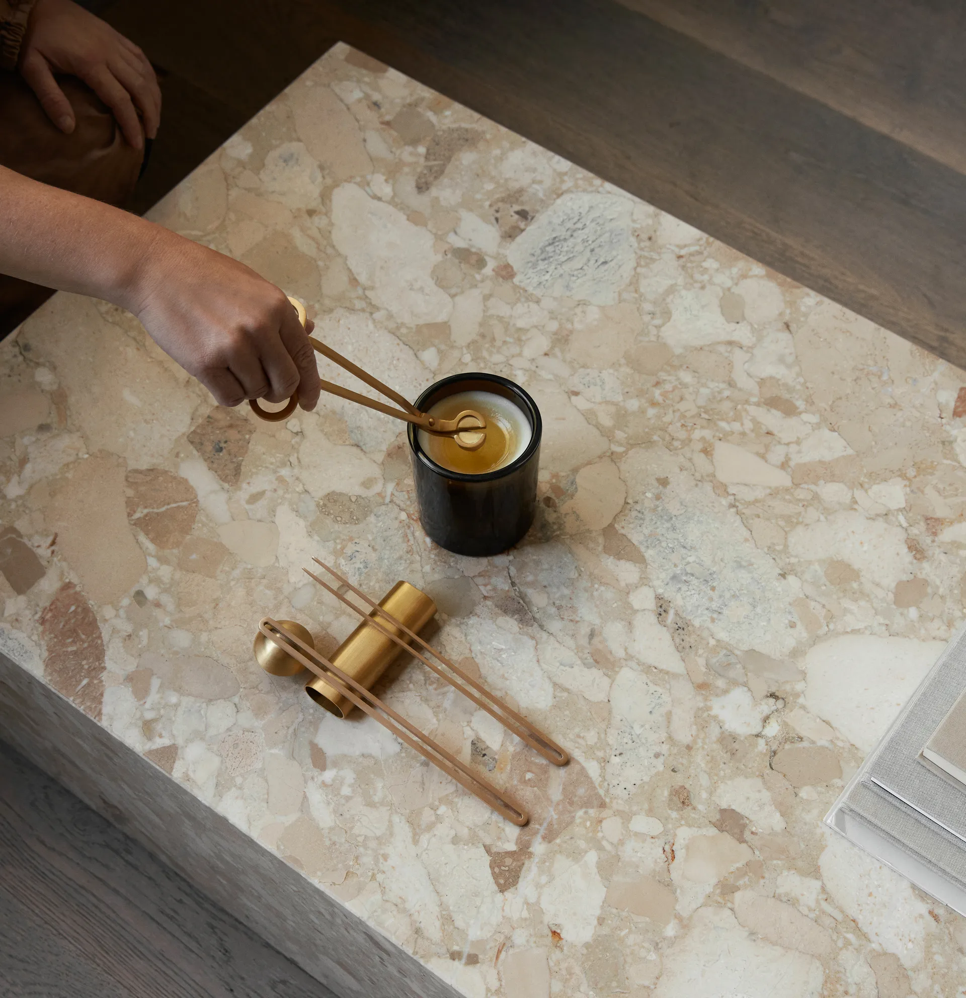 Świece Clip care kit, 4 elementy , Mosiądz Audo Copenhagen