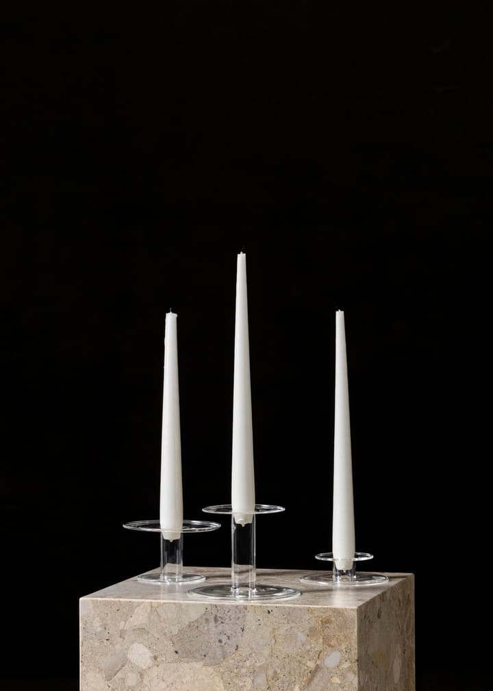 Świecznik Abacus 2,5 cm, Przezroczysty Audo Copenhagen