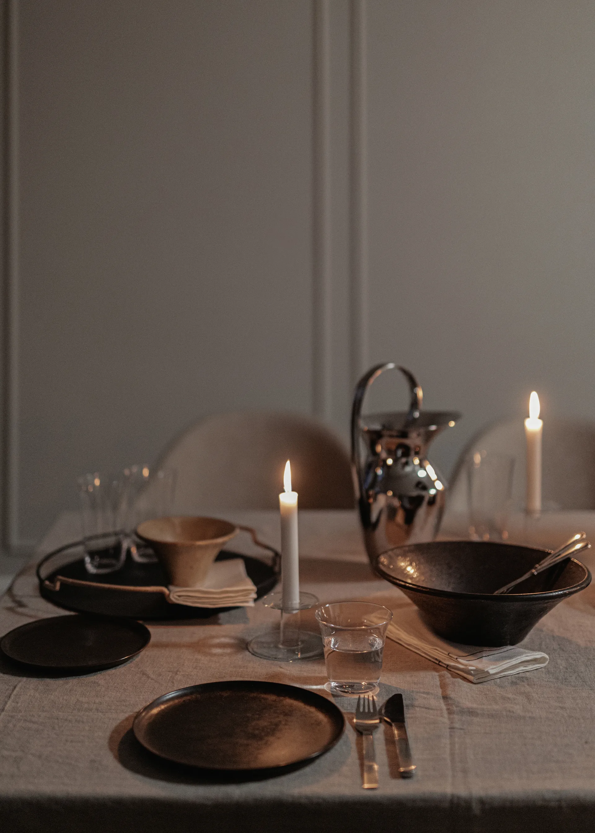 Świecznik Abacus 5,5 cm, Przezroczysty Audo Copenhagen