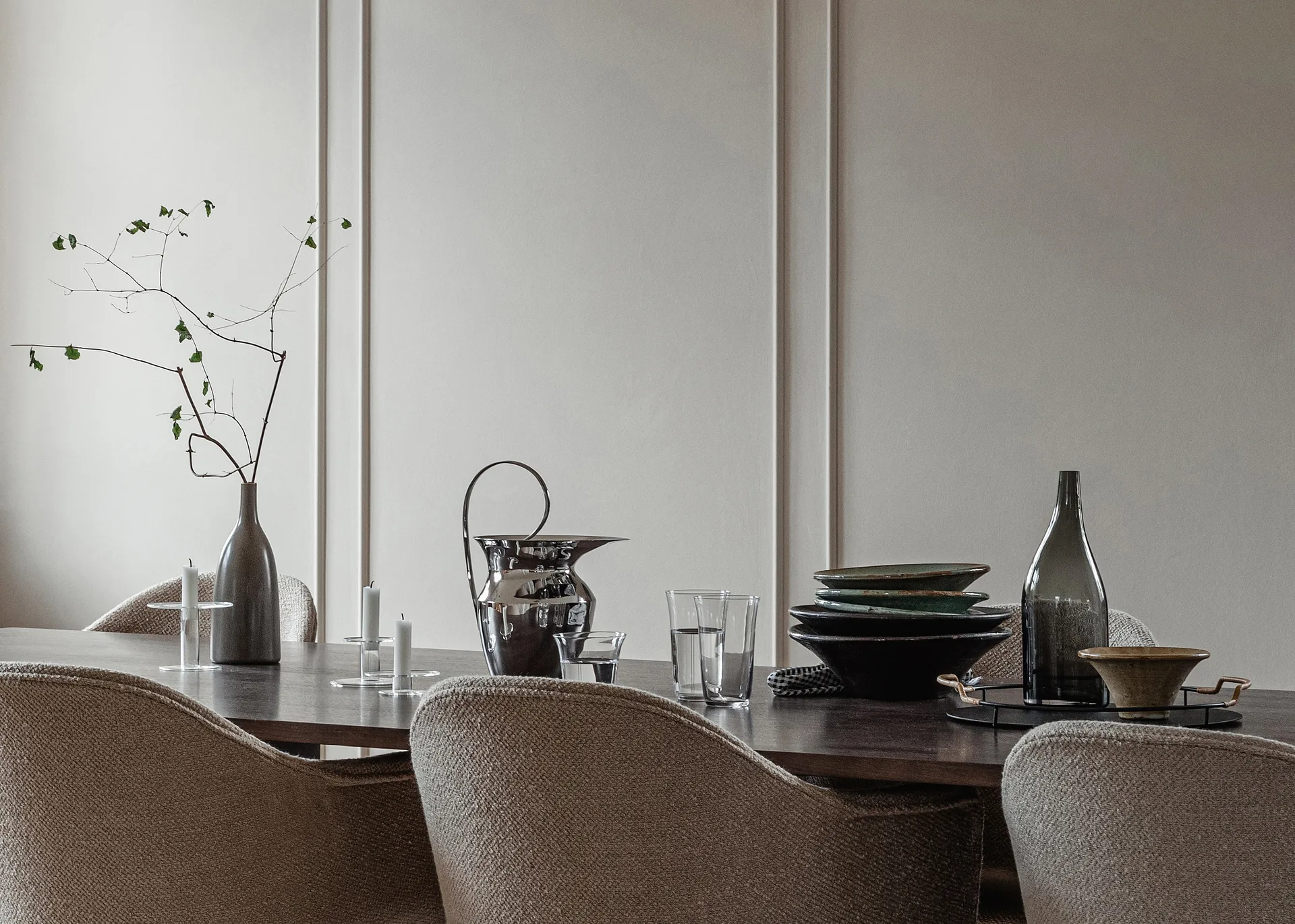 Świecznik Abacus 5,5 cm, Przezroczysty Audo Copenhagen