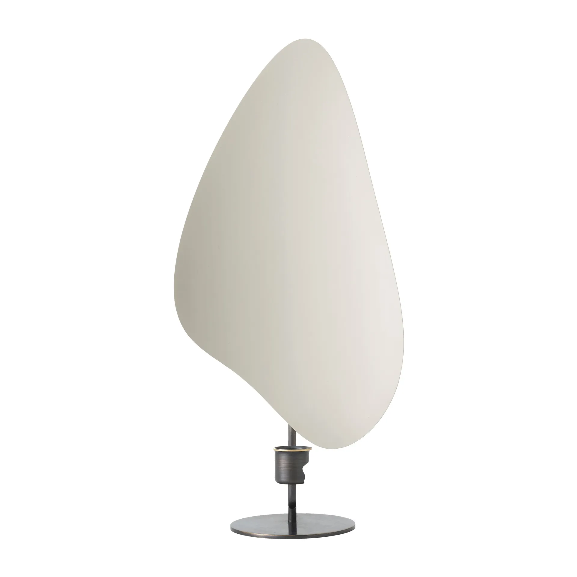 Świecznik Flambeau 34 cm, Mosiądz brązowiony-szary Audo Copenhagen