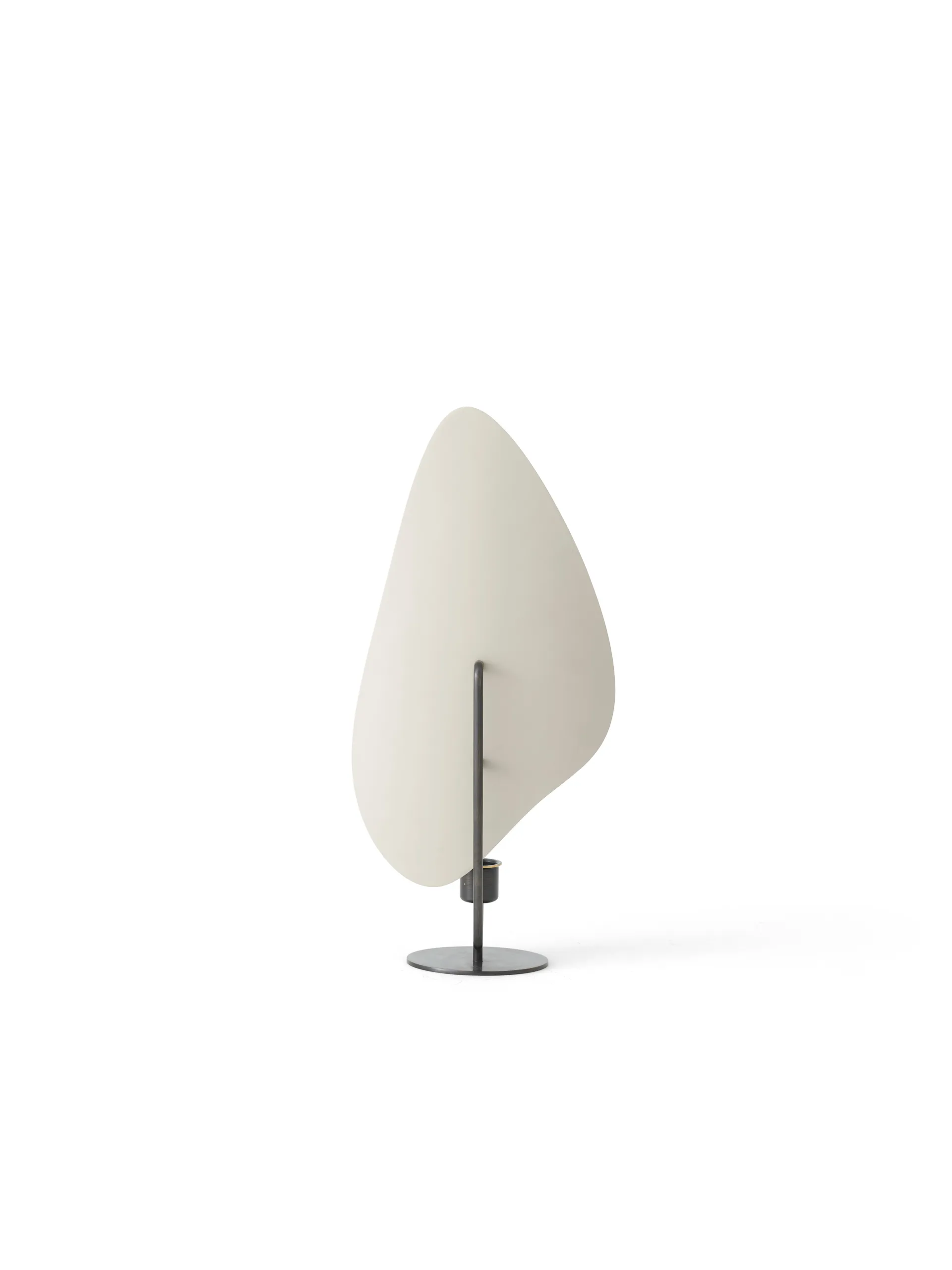 Świecznik Flambeau 34 cm, Mosiądz brązowiony-szary Audo Copenhagen