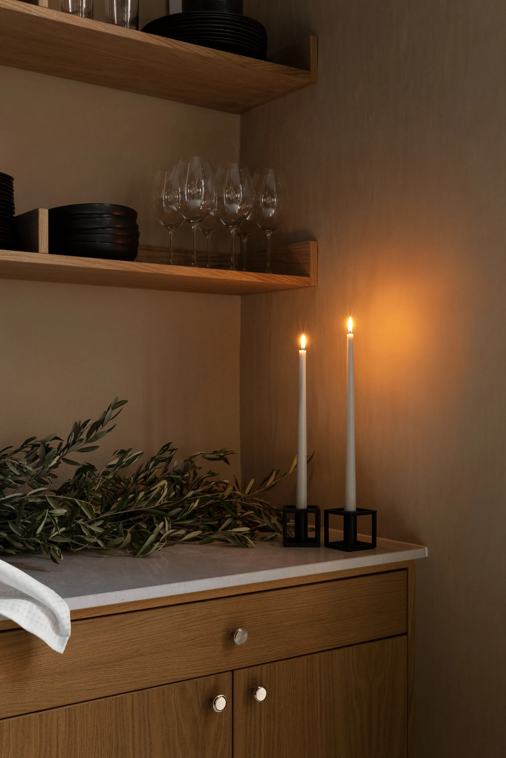 Świecznik Kubus 1, czarny Audo Copenhagen