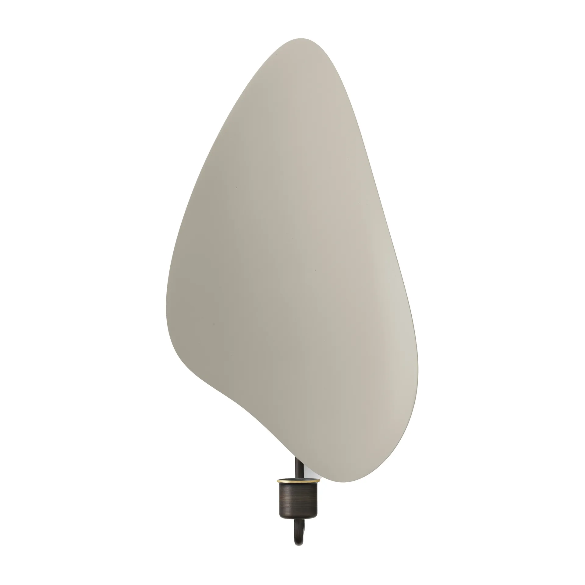 Świecznik ścienny Flambeau 34 cm, Mosiądz brązowiony-szary Audo Copenhagen