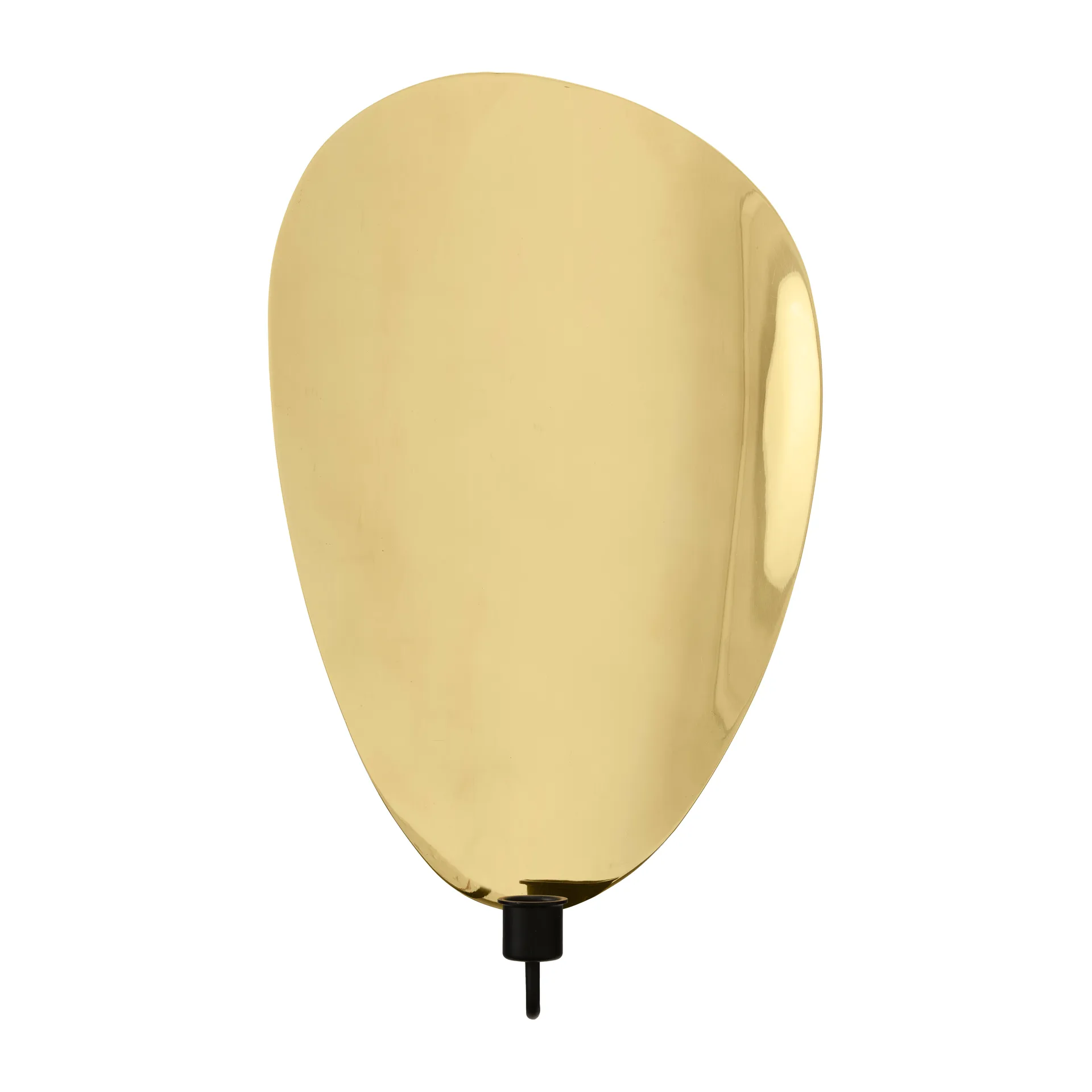 Świecznik ścienny Flambeau 40 cm, Czarny-błyszczący mosiądz Audo Copenhagen