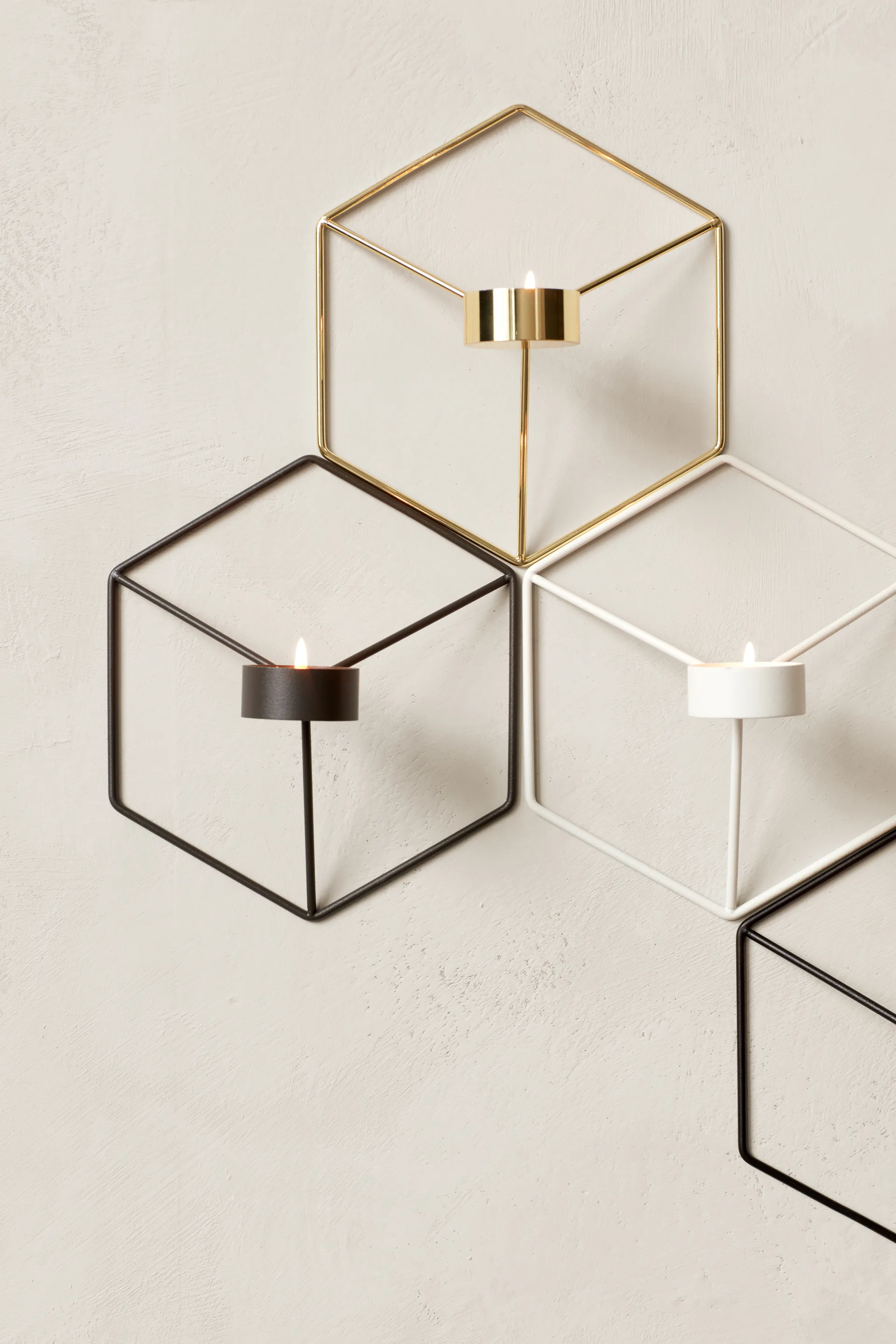 Świecznik ścienny POV, czarny Audo Copenhagen