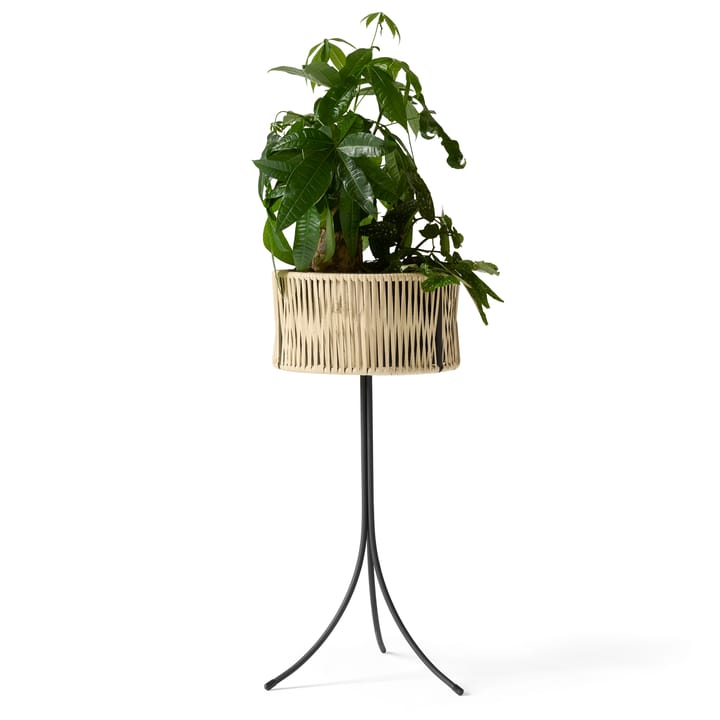 Umanoff skrzynka na kwiaty z rattanu i stali, w69 cm Ø36,5 cm Audo Copenhagen