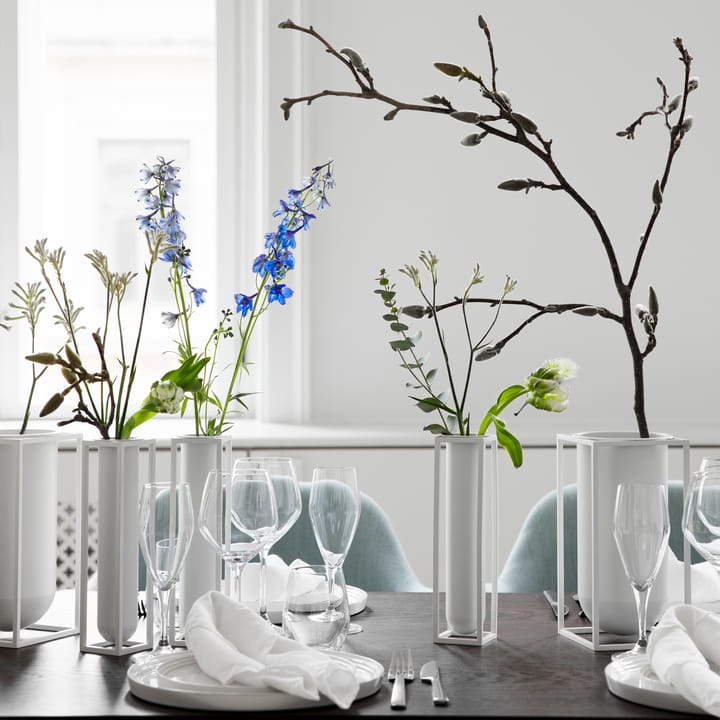 Wazon Kubus, Flora - biały - Audo Copenhagen