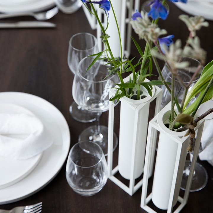 Wazon Kubus, Flora - biały - Audo Copenhagen