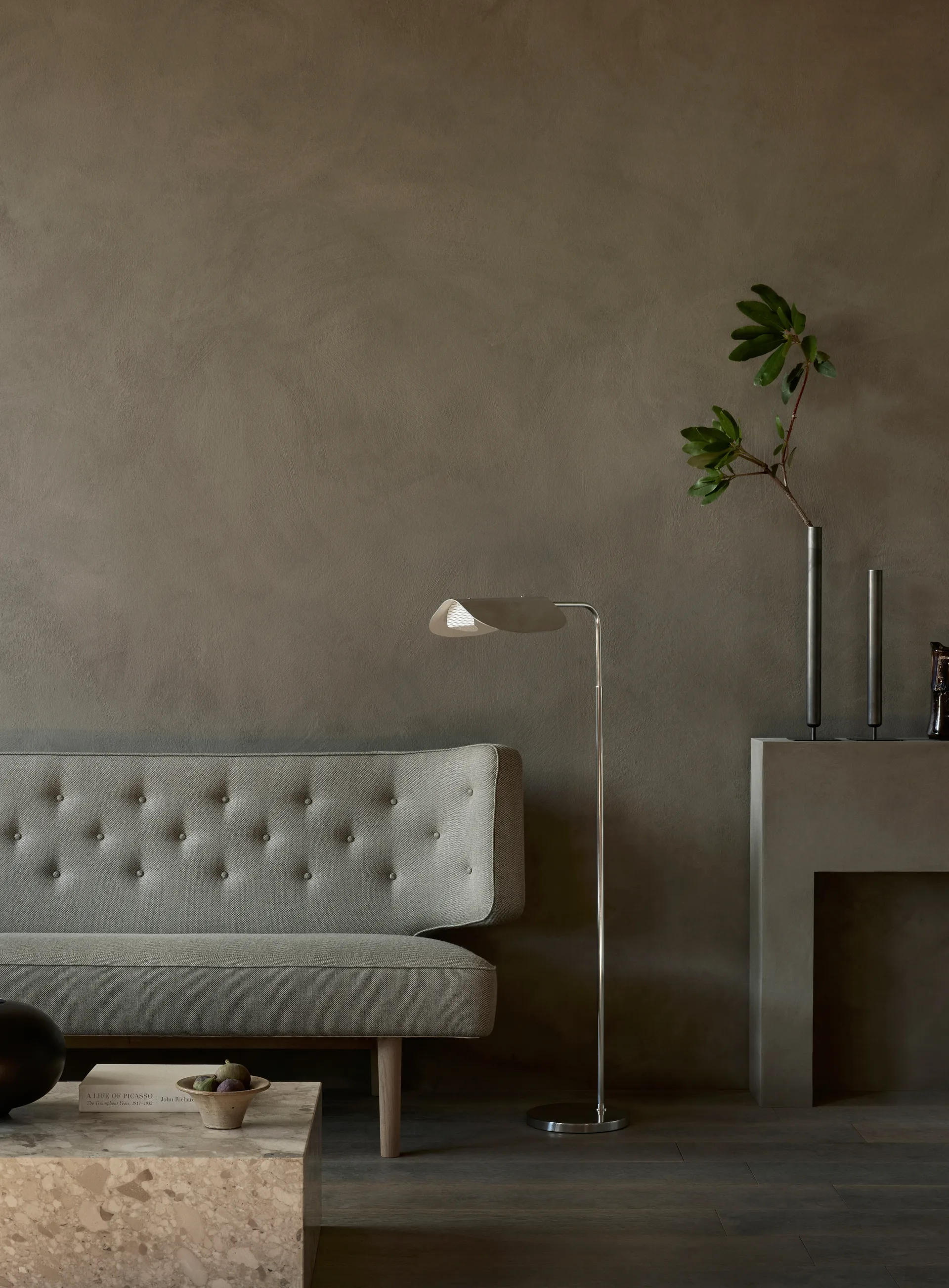 Wazon Stance 40 cm, Mosiądz brązowiony Audo Copenhagen