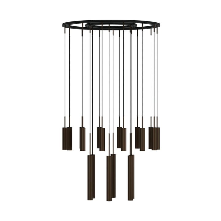 Żyrandol Tubulaire 20, Anodized bronzed Audo Copenhagen