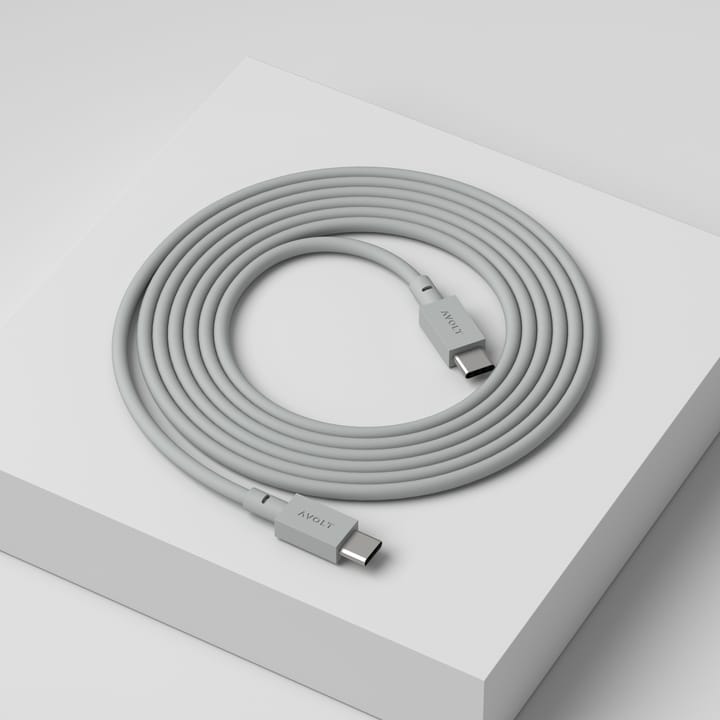 Kabel 1 USB-C do USB-C kabel do ładowania 2 m - Gotland gray - Avolt