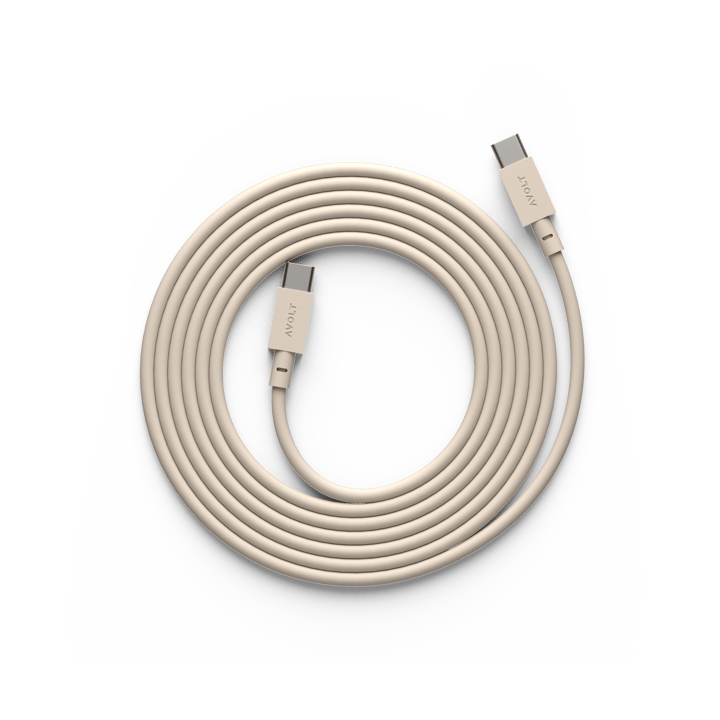 Kabel 1 USB-C do USB-C kabel do ładowania 2 m - Nomad sand - Avolt