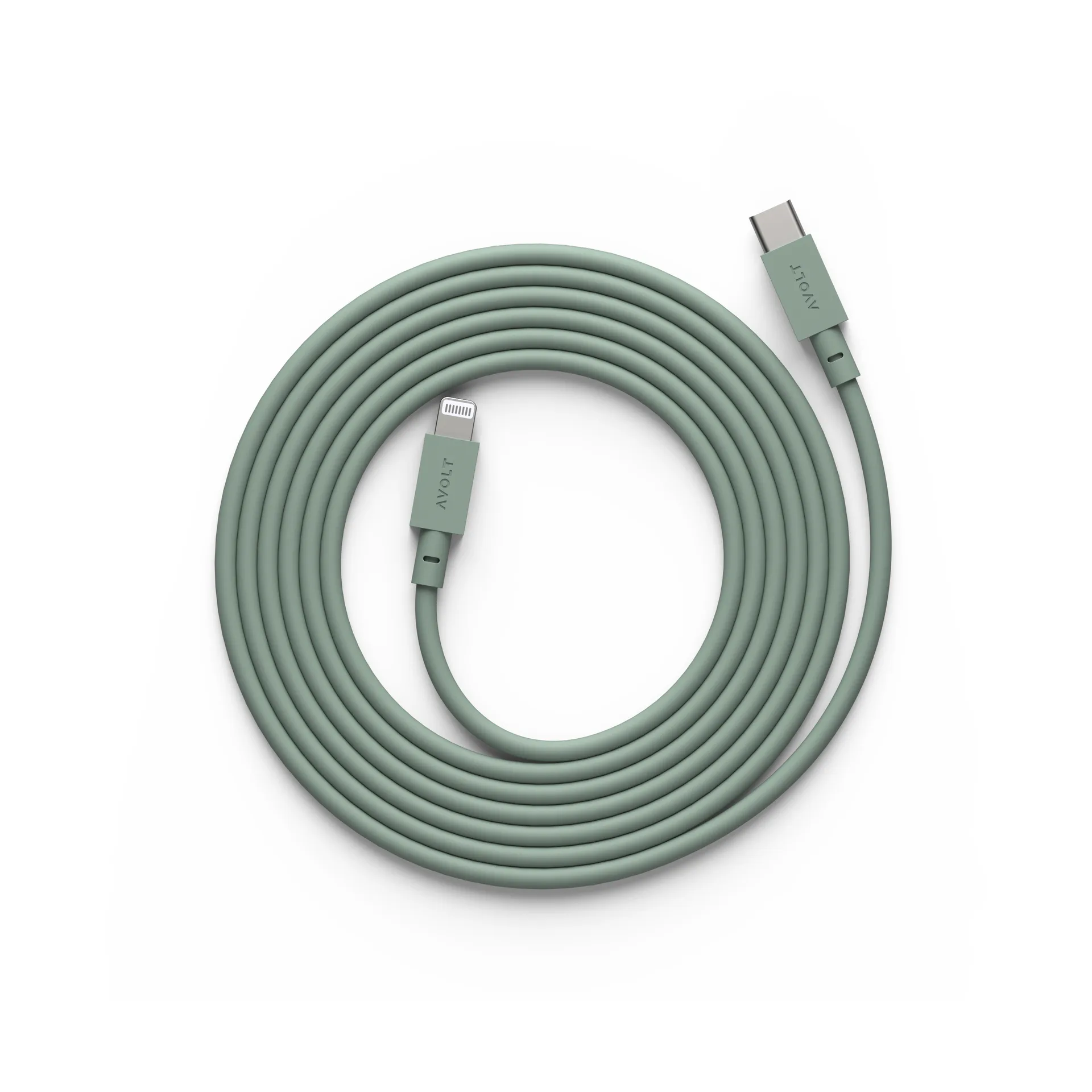 Kabel do ładowania USB-C do Lightning Cable 1, 2m, Dąb zielony Avolt