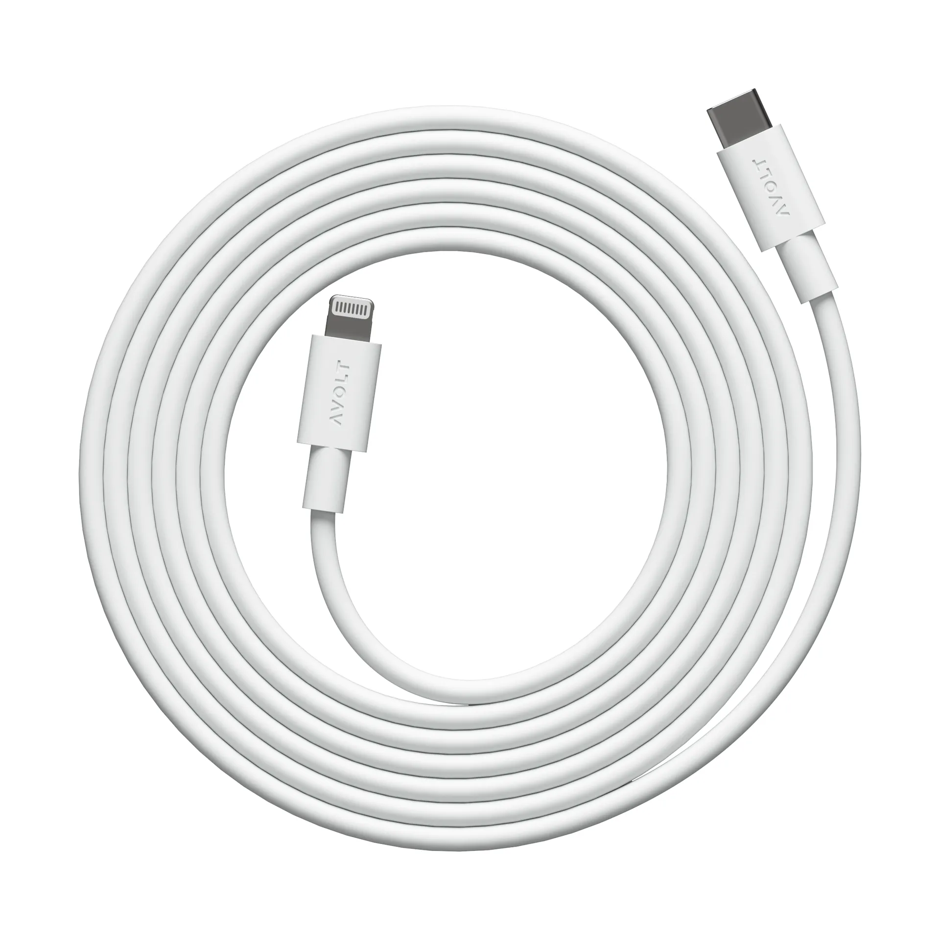 Kabel do ładowania USB-C do Lightning Cable 1, 2m, Edycja White Martinelli Luce Avolt